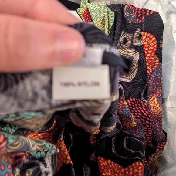 Endless Knot Art Nylon Slip Dress Sz M - Picture 8 of 8